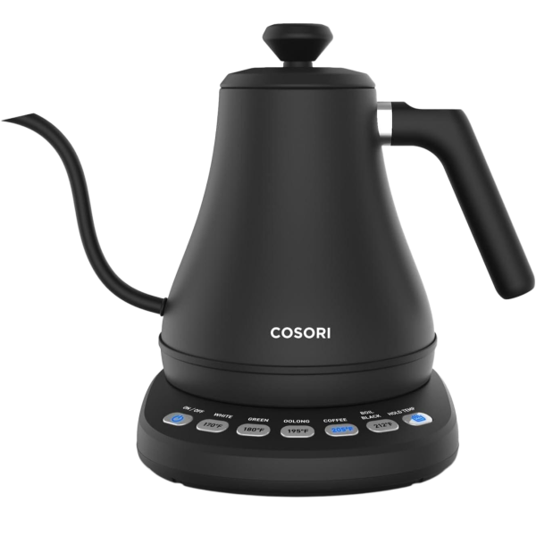 COSORI Electric Gooseneck Kettle with 5 Temperature Control Presets, Pour Over Kettle