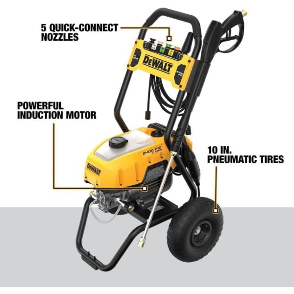 DeWalt DWPW2400 2400 PSI Electric Cold-Water Pressure Washer
