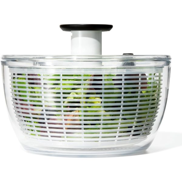 OXO Good Grips Large Salad Spinner – 6.22 Qt., White